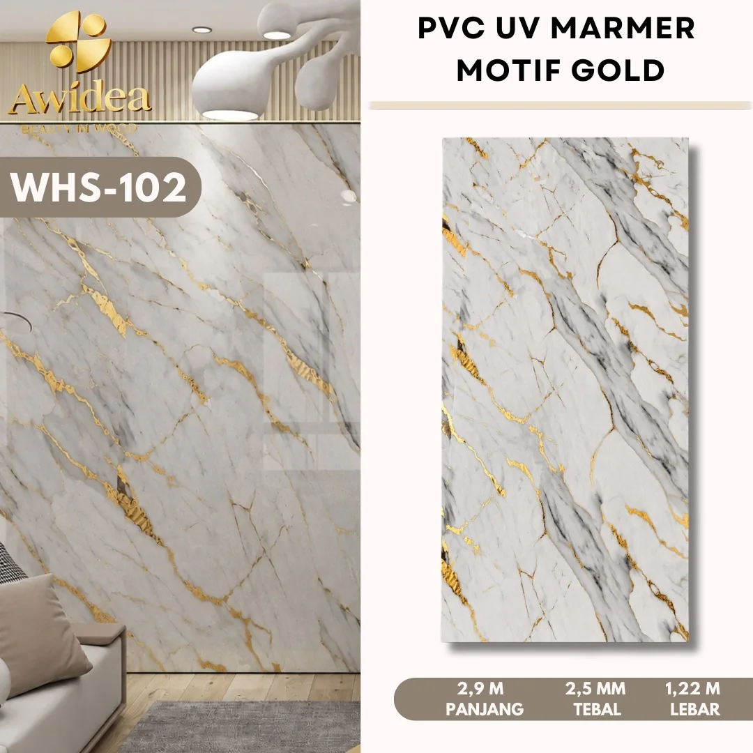 PVC UV Marmer AWIDEA WHS-102