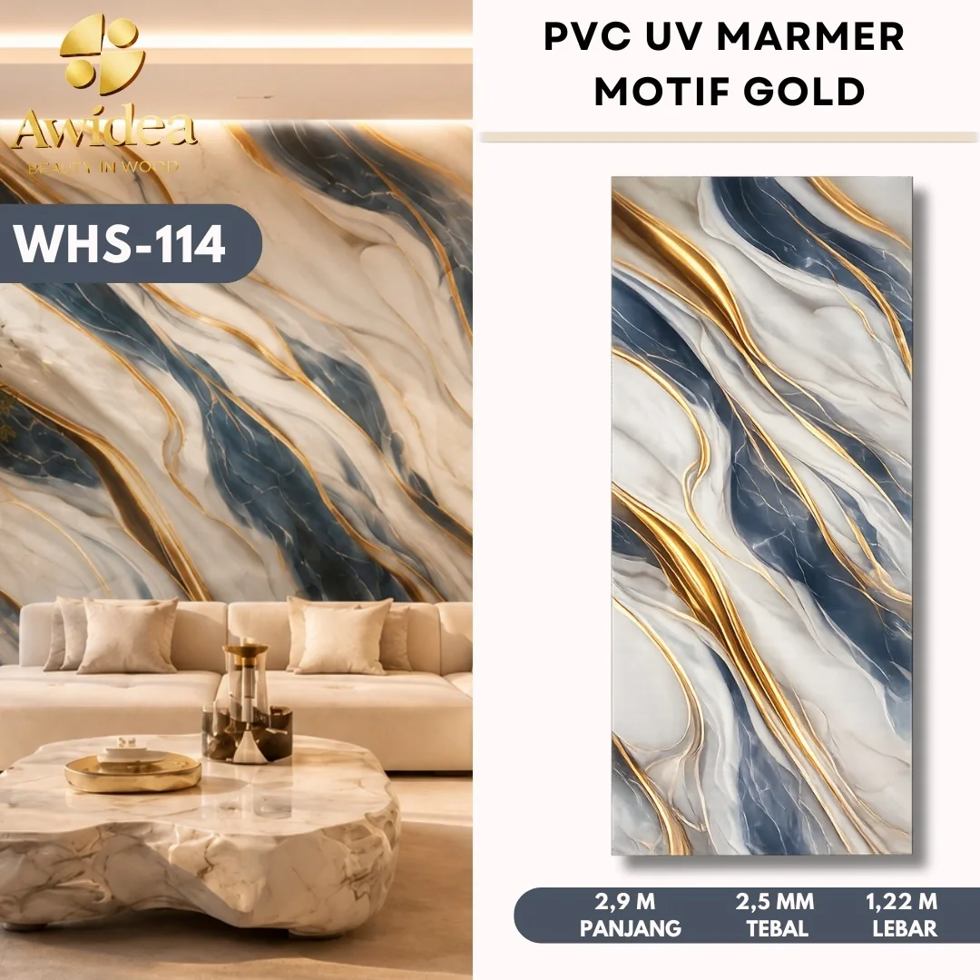PVC UV Marmer AWIDEA WHS-114