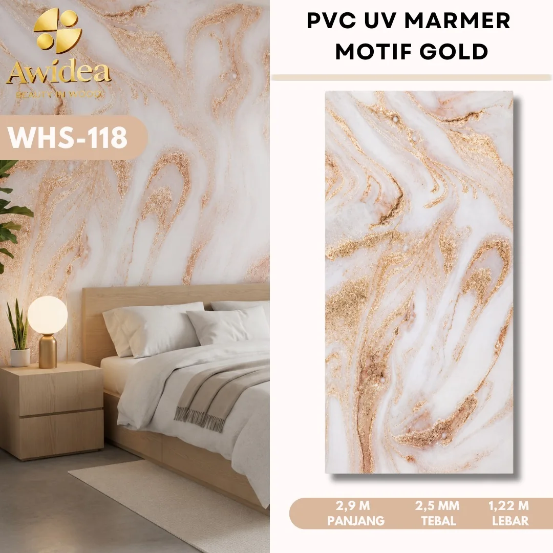 PVC UV Marmer AWIDEA WHS-118