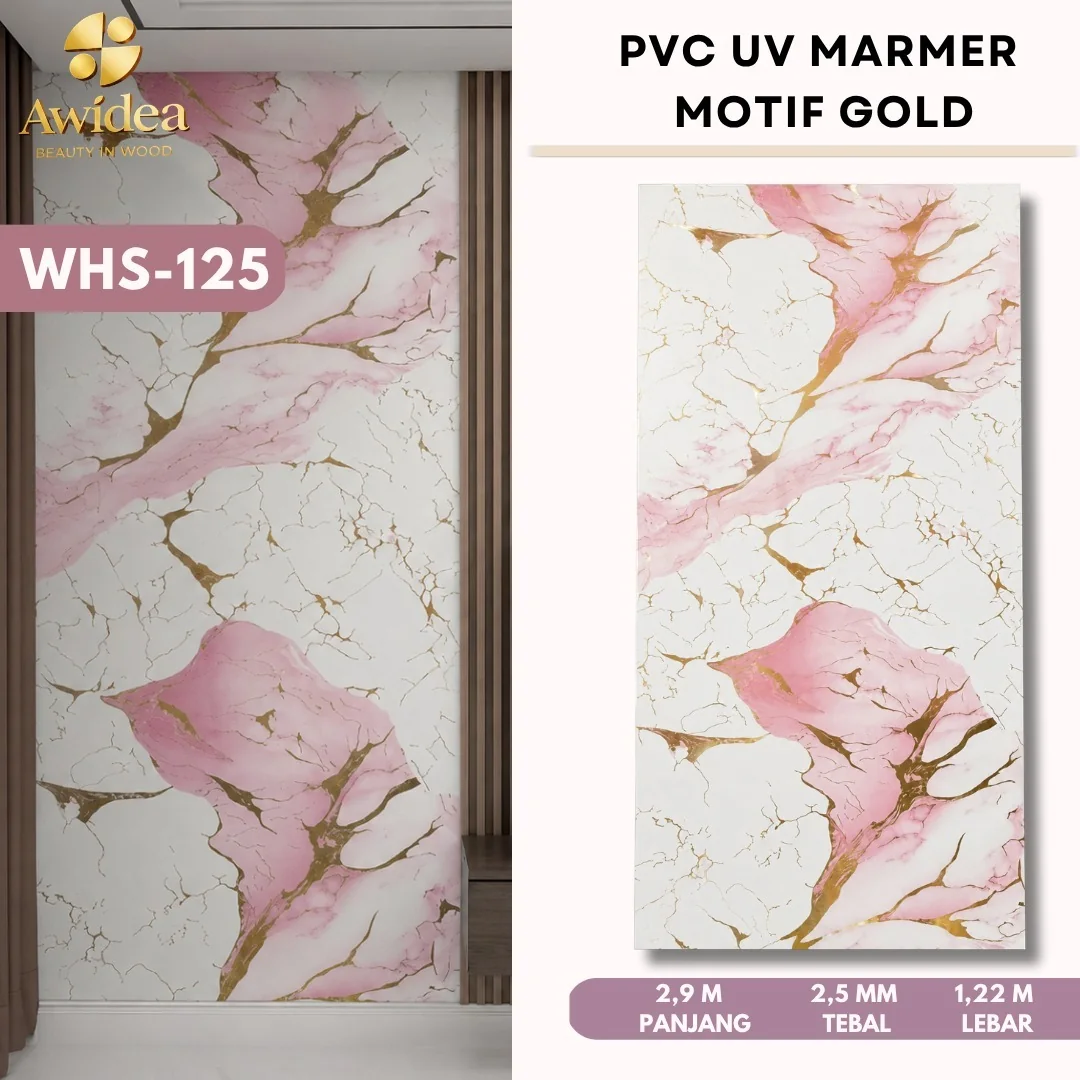 PVC UV Marmer AWIDEA WHS-125
