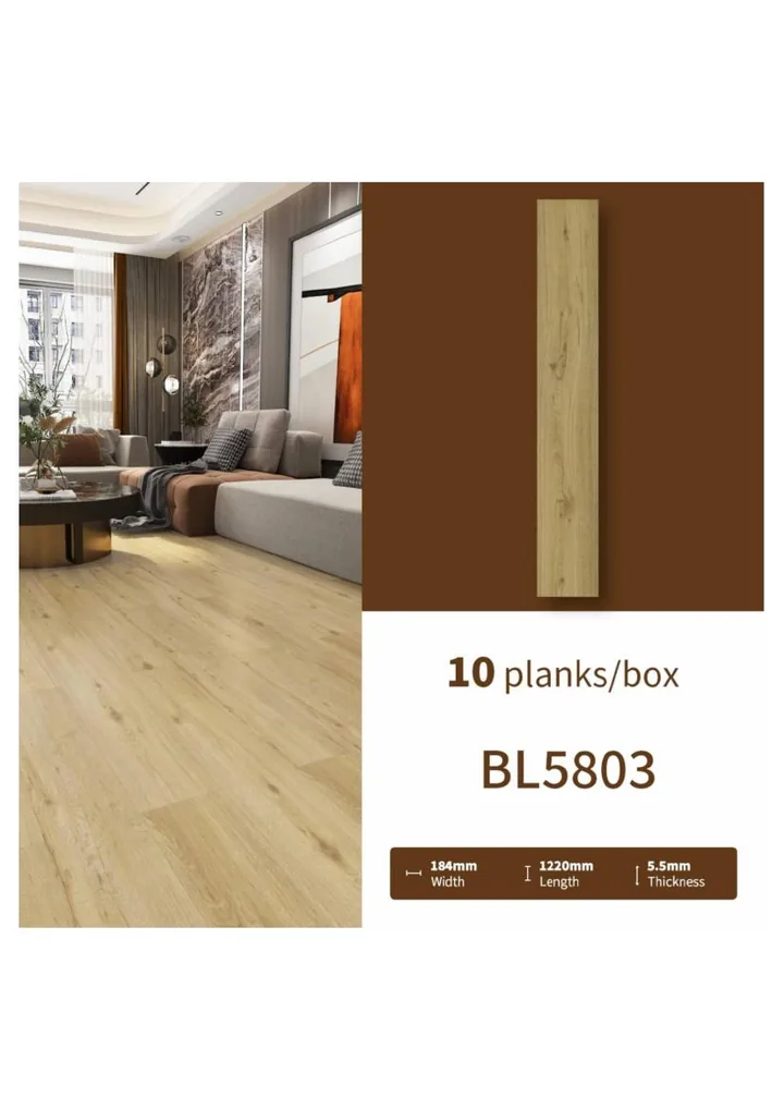 SPC 5.5mm AWIDEA BL5803 Light Natural Oak