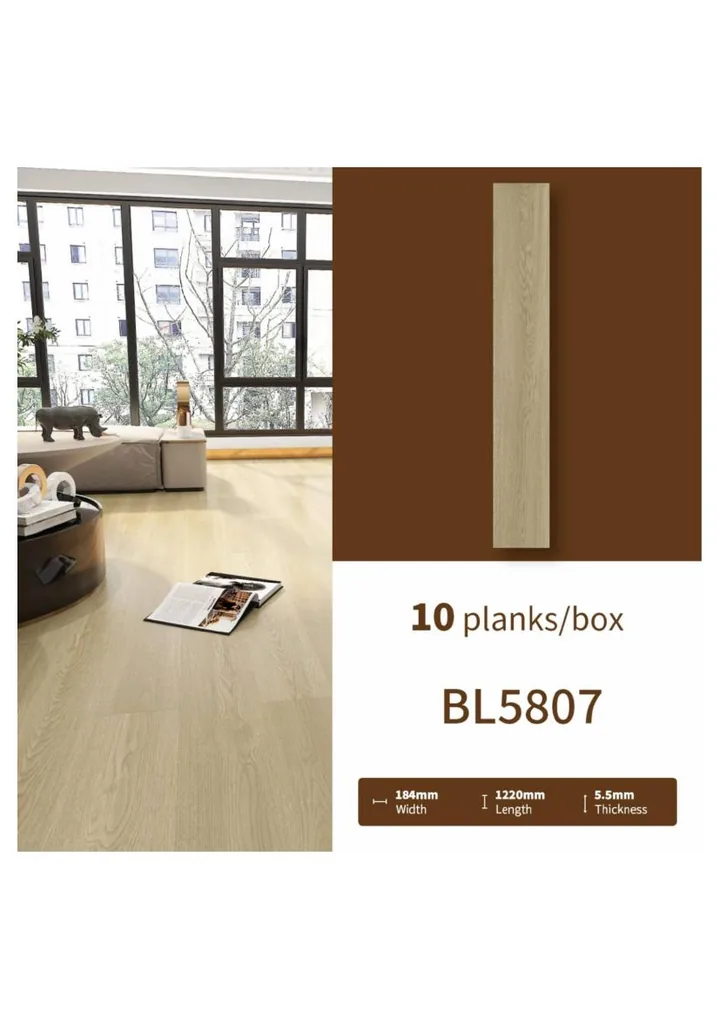 SPC 5.5mm AWIDEA BL5807 Light Greige Oak