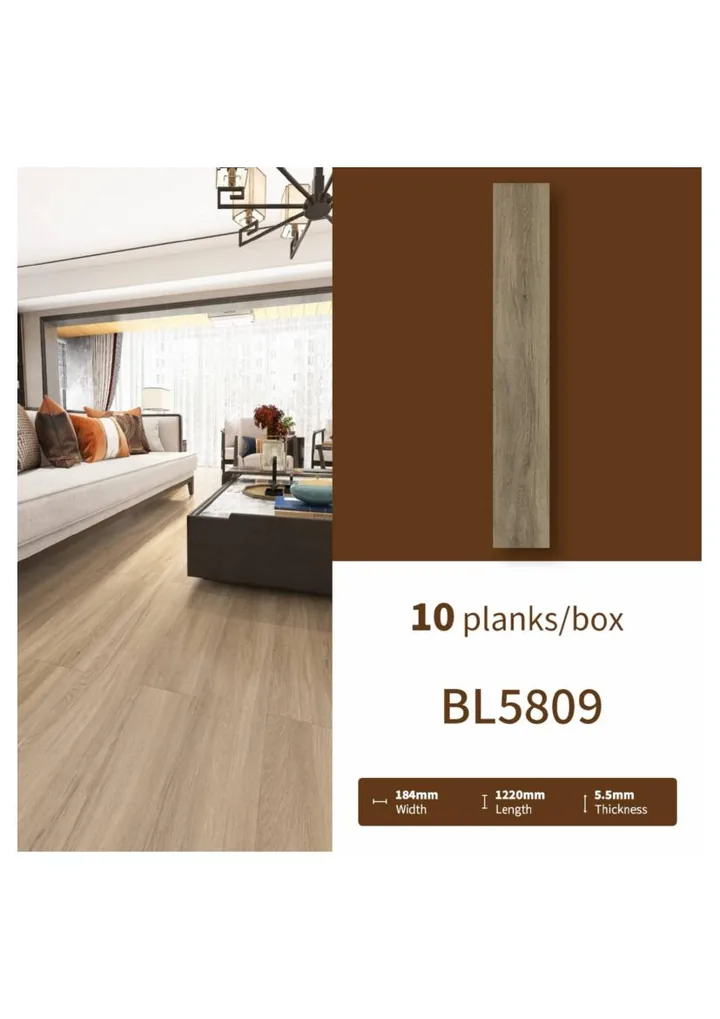 SPC 5.5mm AWIDEA BL5809 Muted Taupe Oak