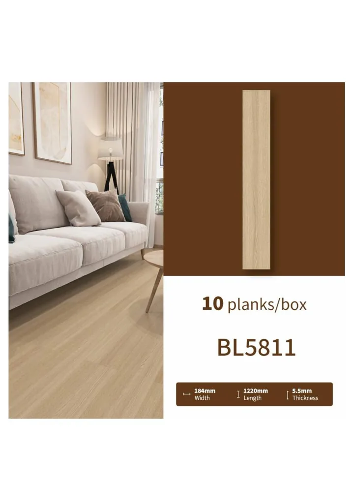 SPC 5.5mm AWIDEA BL5811 Pale Blonde Oak