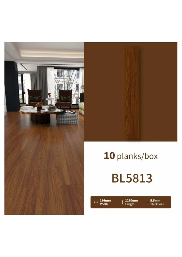 SPC 5.5mm AWIDEA BL5813 Deep Walnut Brown