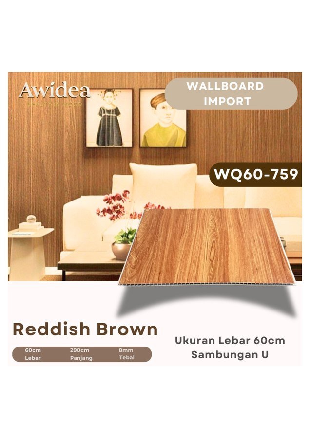 Wallboard AWIDEA WQ60-759 Reddish Brown