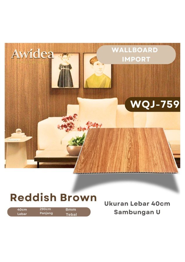 Wallboard AWIDEA WQJ-759 Reddish Brown