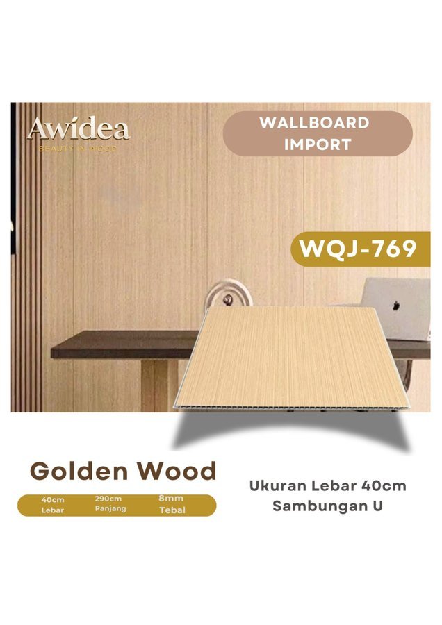 Wallboard AWIDEA WQJ-769 Golden Wood