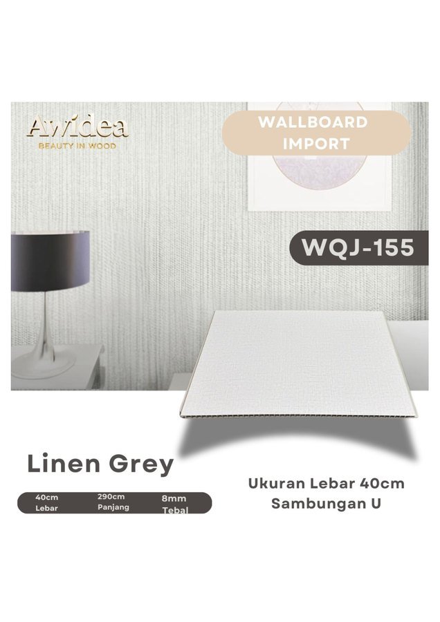 Wallboard AWIDEA WQJ-155 Linen Grey