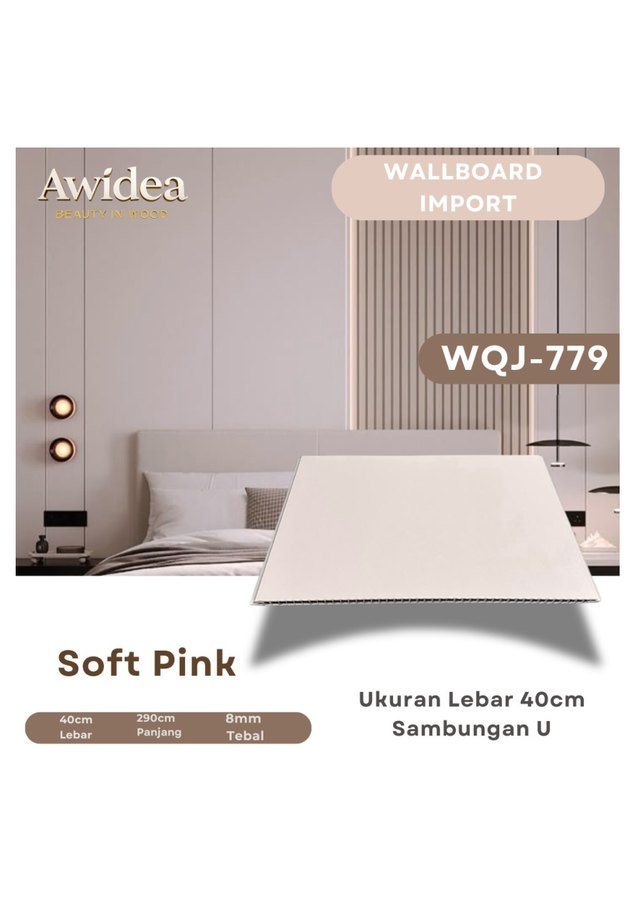 Wallboard AWIDEA WQJ-779 Soft Pink