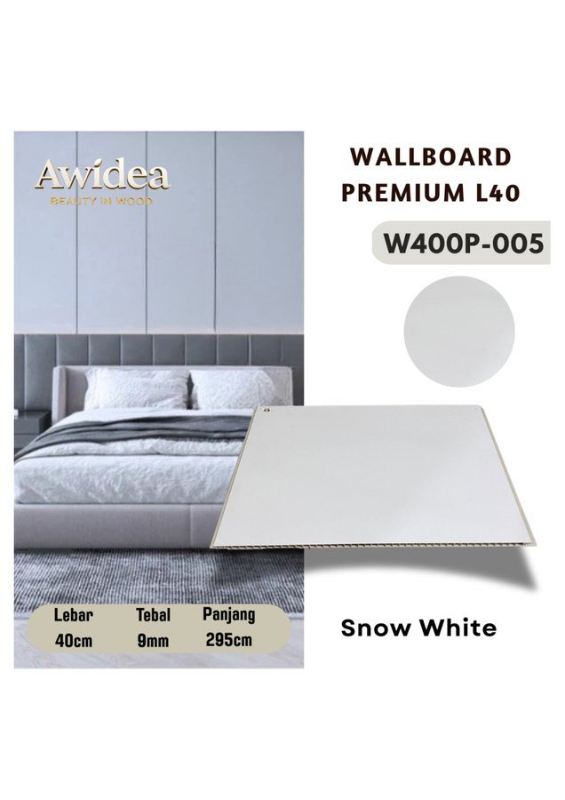 Wallboard AWIDEA W400P-005 Snow White