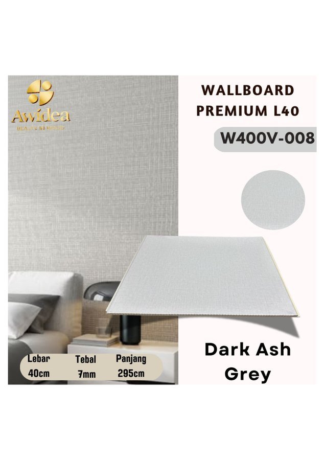 Wallboard AWIDEA W400V-008 Dark Ash Grey