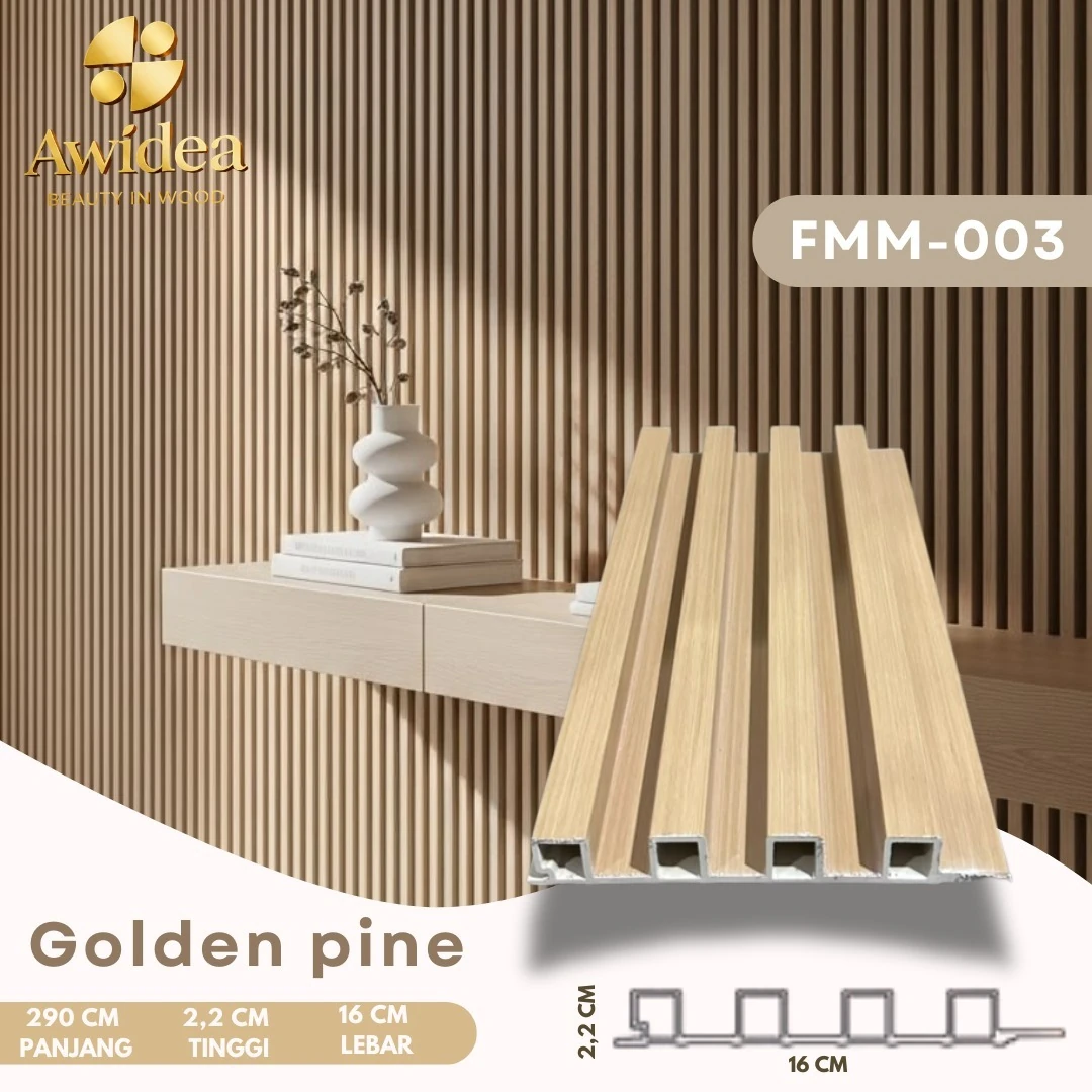 FMM-003 Golden pine - WPC Indoor 16 cm FMM/FMS AWIDEA