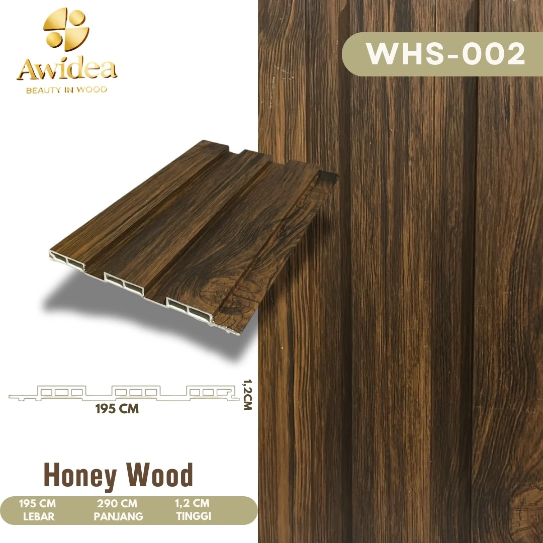 WHS-002 Honey Wood - WPC Indoor 19,5 cm AWIDEA