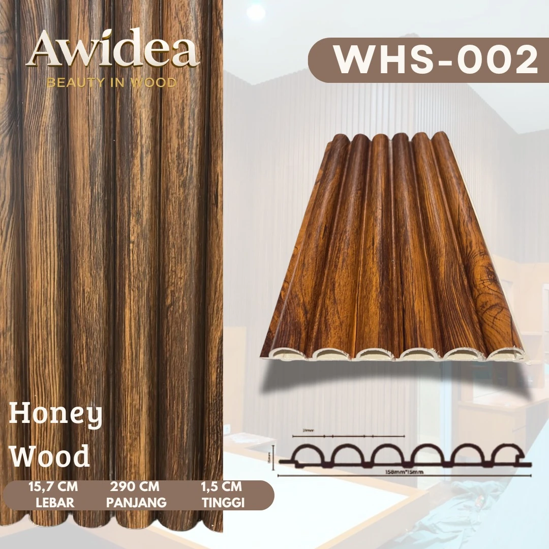 WHS-002 Honey Wood WPC Indoor 15,7 cm AWIDEA