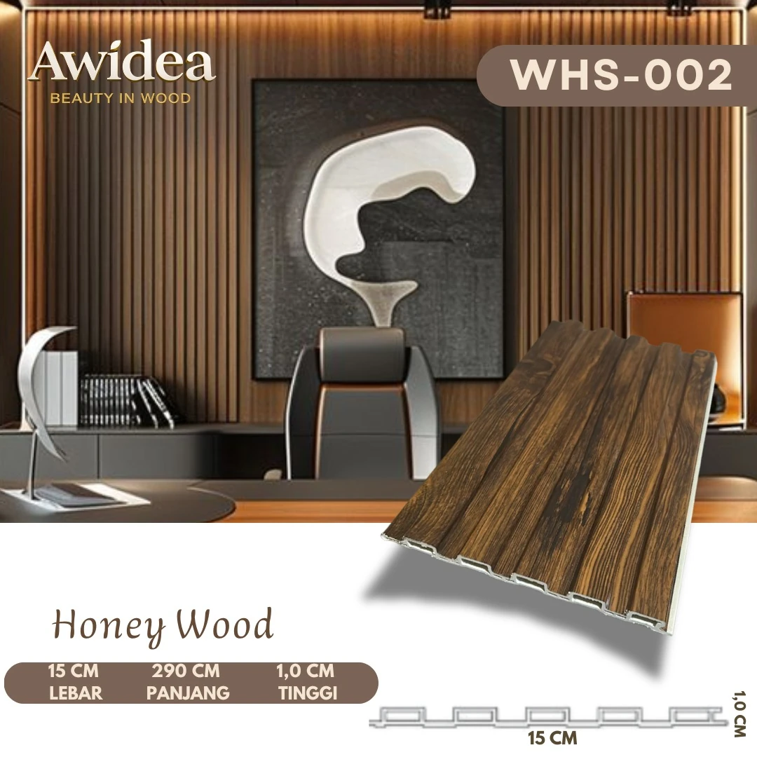 WHS-002 Honey Wood - WPC Mini 15 cm AWIDEA