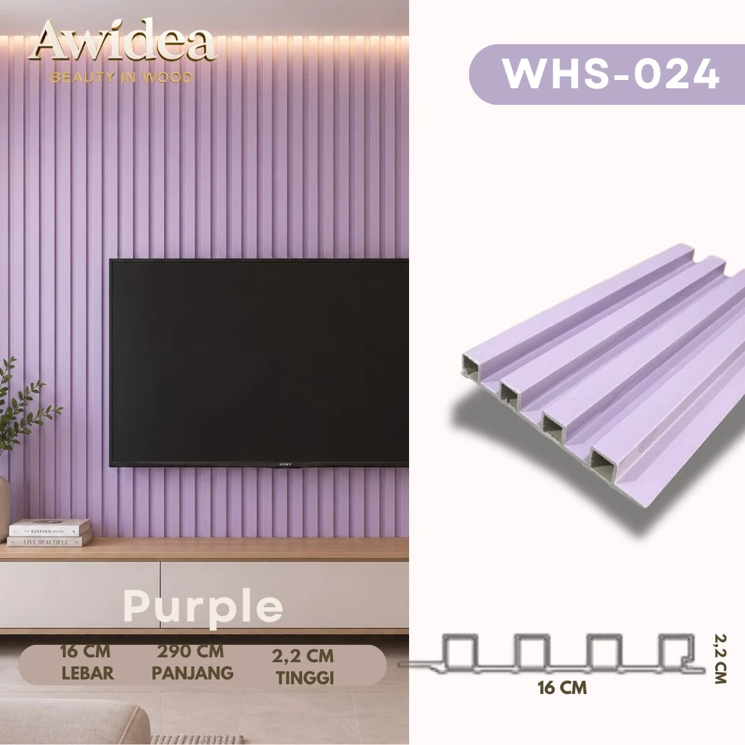 WHS-024 Purple - WPC Indoor 16 cm WHS AWIDEA